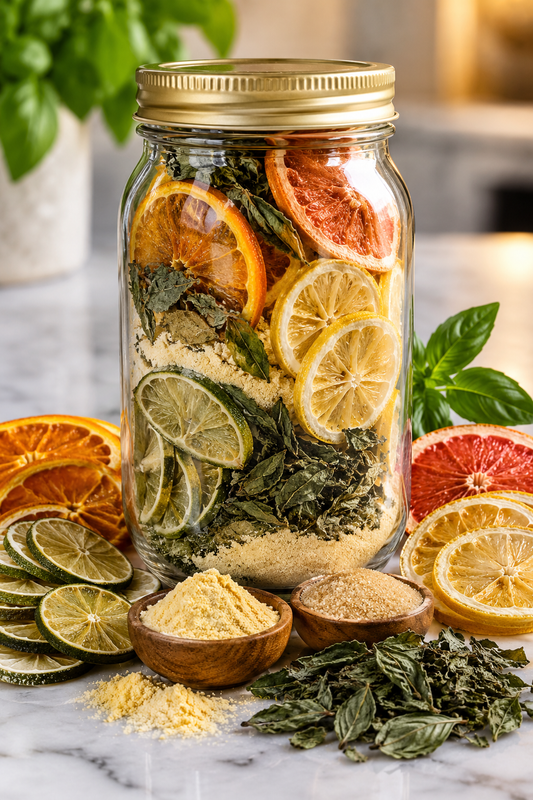 LNE Bespoke Cocktail Infusions Organic Honey Lime Citrus Basil Infusion