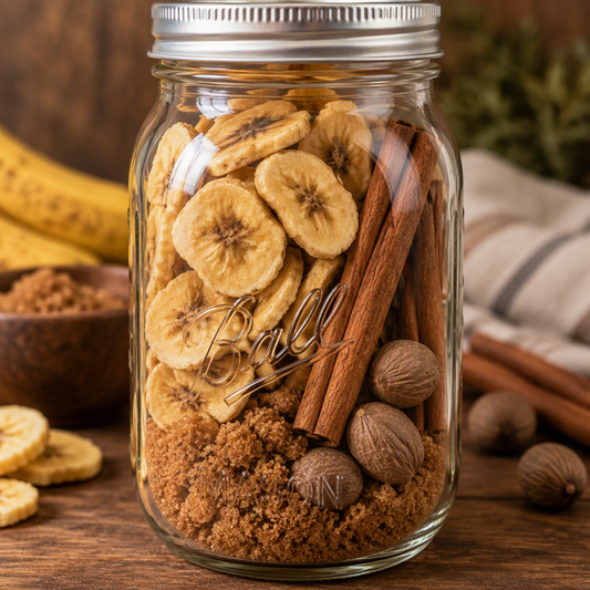 LNE Cocktail Infusions Organic Banana Bread Infusion Jar
