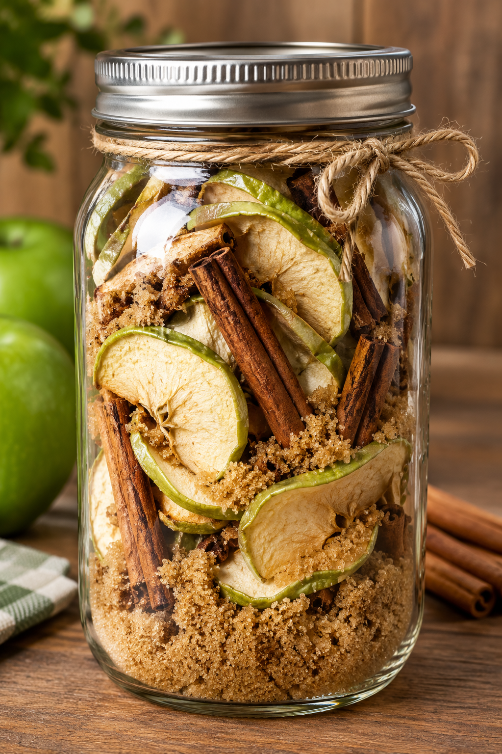 LNE Bespoke Cocktail Infusions Organic Apple Pie Infusion Jar
